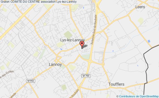 plan association Comite Du Centre Lys-lez-Lannoy