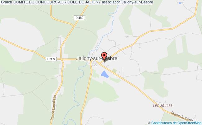 plan association ComitÉ Du Concours Agricole De Jaligny Jaligny-sur-Besbre