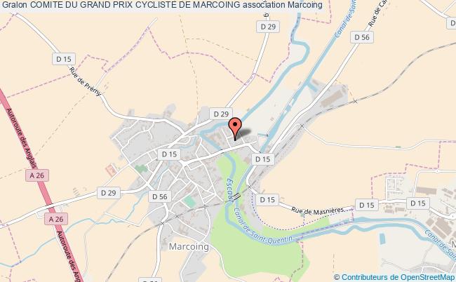 plan association Comite Du Grand Prix Cycliste De Marcoing Marcoing