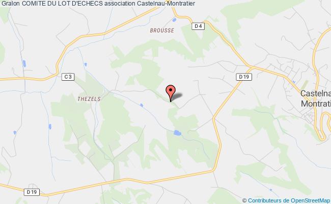 plan association Comite Du Lot D'echecs Castelnau Montratier-Sainte-Alauzie