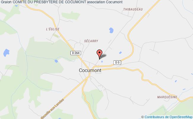 plan association Comite Du Presbytere De Cocumont Cocumont