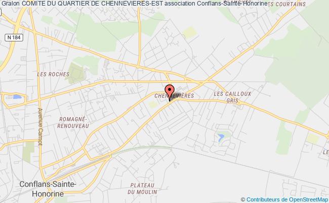 plan association Comite Du Quartier De Chennevieres-est Conflans-Sainte-Honorine