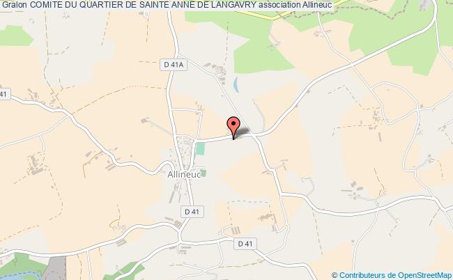 plan association Comite Du Quartier De Sainte Anne De Langavry Allineuc