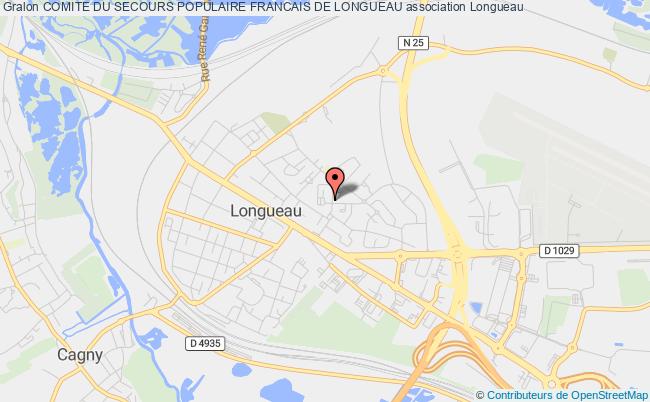plan association Comite Du Secours Populaire Francais De Longueau Longueau