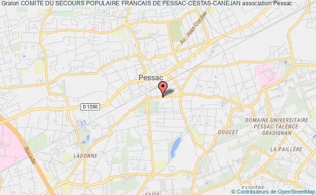 COMITE DU SECOURS POPULAIRE FRANCAIS DE PESSAC-CESTAS-CANEJAN