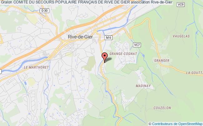 COMITÉ DU SECOURS POPULAIRE FRANÇAIS DE RIVE DE GIER