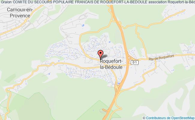 COMITE DU SECOURS POPULAIRE FRANCAIS DE ROQUEFORT-LA-BEDOULE