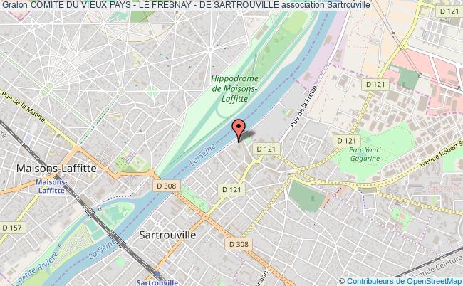 plan association Comite Du Vieux Pays - Le Fresnay - De Sartrouville Sartrouville