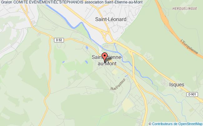 plan association ComitÉ ÉvÉnementiel StÉphanois Saint-Étienne-au-Mont