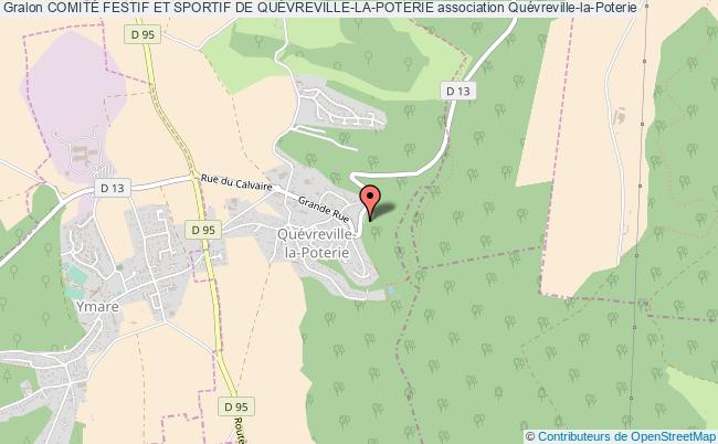 plan association ComitÉ Festif Et Sportif De QuÉvreville-la-poterie Quévreville-la-Poterie