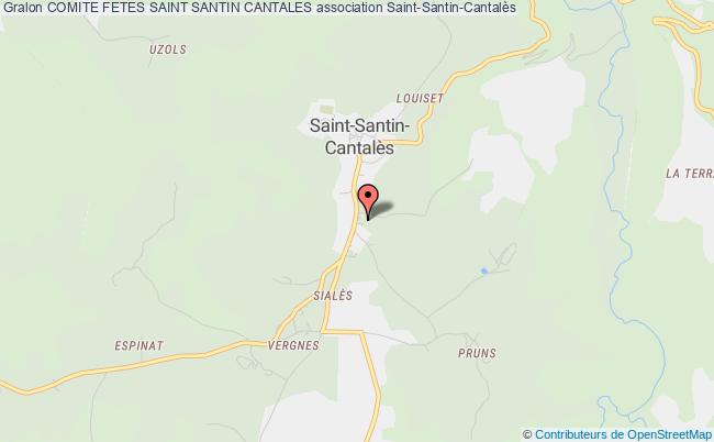 plan association Comite Fetes Saint Santin Cantales Saint-Santin-Cantalès