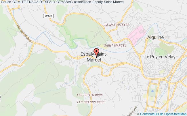plan association Comite Fnaca D'espaly-ceyssac Espaly-Saint-Marcel