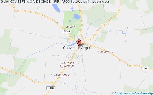 plan association Comite F.n.a.c.a. De Chaze - Sur - Argos Chazé-sur-Argos