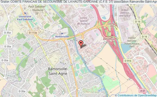 plan association Comite Francais De Secourisme De La Haute-garonne (c.f.s. 31) Ramonville-Saint-Agne
