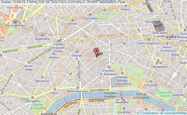 plan association Comite FranÇais De Soutien A Donald Trump Paris