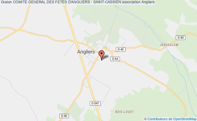 plan association Comite General Des Fetes D'angliers - Saint-cassien Angliers