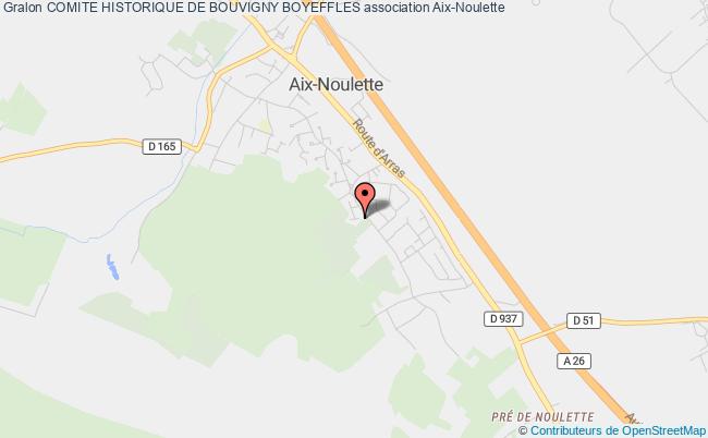plan association Comite Historique De Bouvigny Boyeffles Aix-Noulette