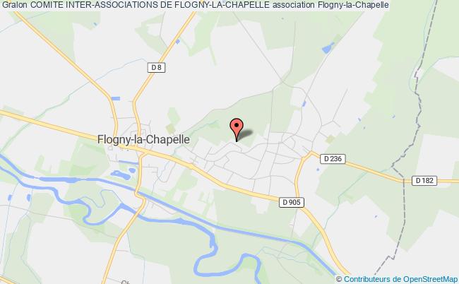 plan association Comite Inter-associations De Flogny-la-chapelle Flogny-la-Chapelle