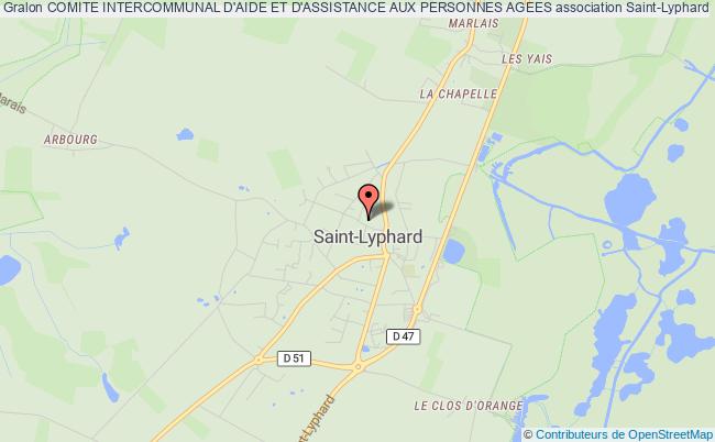 plan association Comite Intercommunal D'aide Et D'assistance Aux Personnes Agees Saint-Lyphard