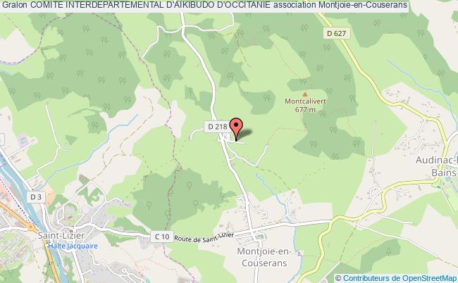 plan association Comite Interdepartemental D'aikibudo D'occitanie Montjoie-en-Couserans
