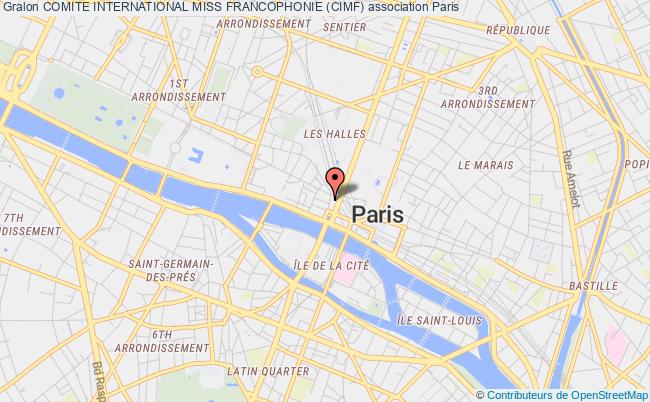 plan association Comite International Miss Francophonie (cimf) Paris