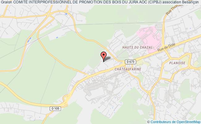 plan association ComitÉ Interprofessionnel De Promotion Des Bois Du Jura Aoc (cipbj) Besançon