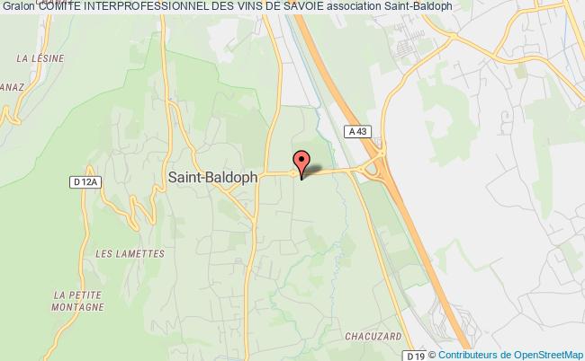 plan association Comite Interprofessionnel Des Vins De Savoie Saint-Baldoph