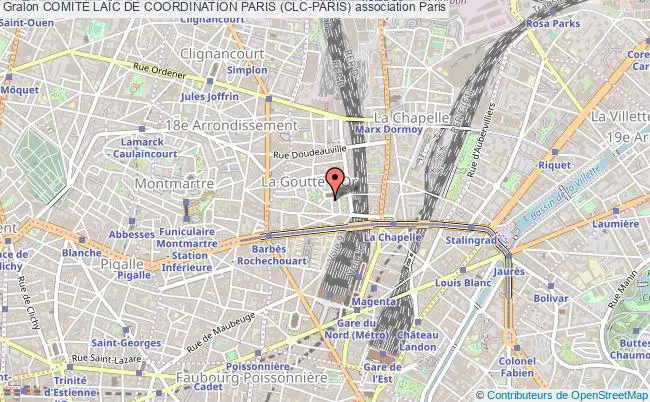 plan association ComitÉ LaÏc De Coordination Paris (clc-paris) PARIS