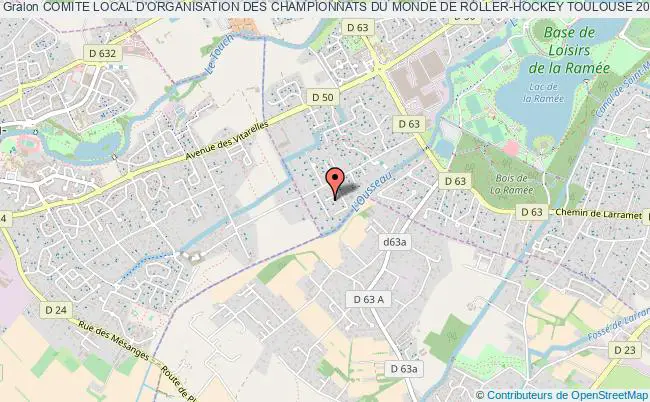 plan association Comite Local D'organisation Des Championnats Du Monde De Roller-hockey Toulouse 2014 (comlor Toulouse 2014) Tournefeuille