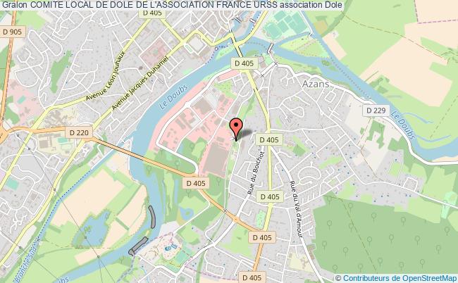 plan association Comite Local De Dole De L'association France Urss Dole