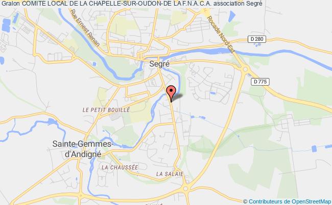 plan association Comite Local De La Chapelle-sur-oudon-de La F.n.a.c.a. Segré en Anjou Bleu