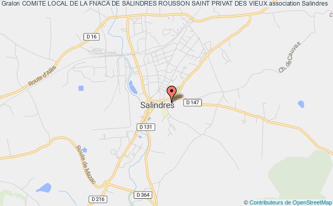 COMITE LOCAL DE LA FNACA DE SALINDRES ROUSSON SAINT PRIVAT DES VIEUX