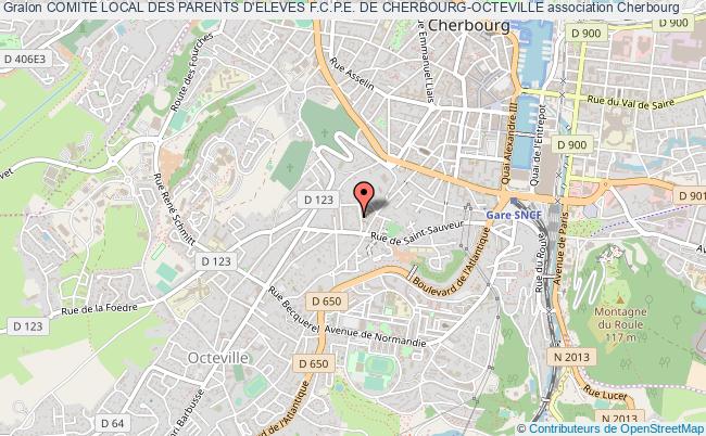 plan association Comite Local Des Parents D'eleves F.c.p.e. De Cherbourg-octeville Cherbourg-Octeville