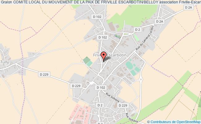 COMITE LOCAL DU MOUVEMENT DE LA PAIX DE FRIVILLE ESCARBOTIN/BELLOY
