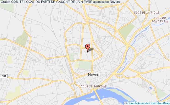 plan association Comite Local Du Parti De Gauche De La Nievre NEVERS