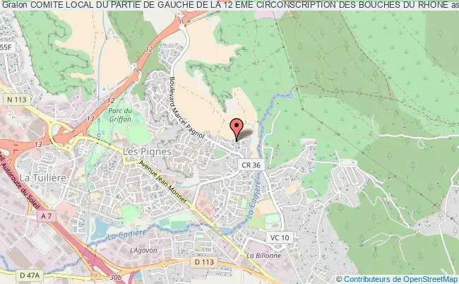 COMITE LOCAL DU PARTIE DE GAUCHE DE LA 12 EME CIRCONSCRIPTION DES BOUCHES DU RHONE
