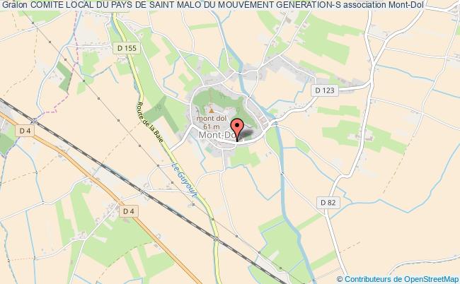 plan association Comite Local Du Pays De Saint Malo Du Mouvement Generation-s Mont-Dol