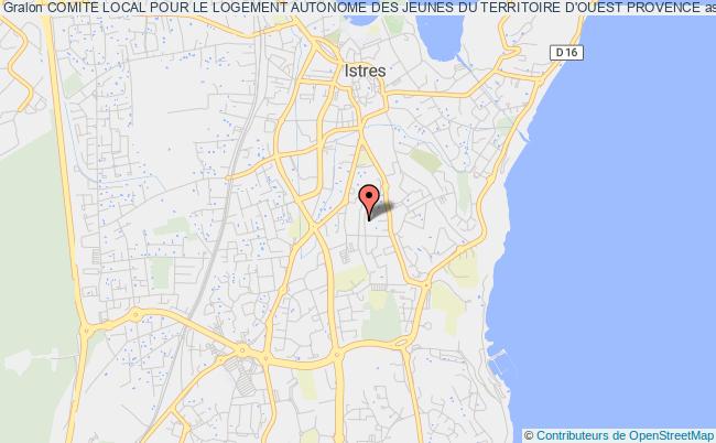 plan association Comite Local Pour Le Logement Autonome Des Jeunes Du Territoire D'ouest Provence Istres