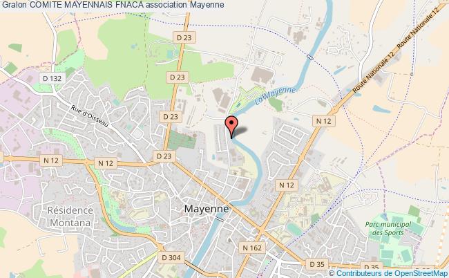 plan association Comite Mayennais Fnaca Mayenne