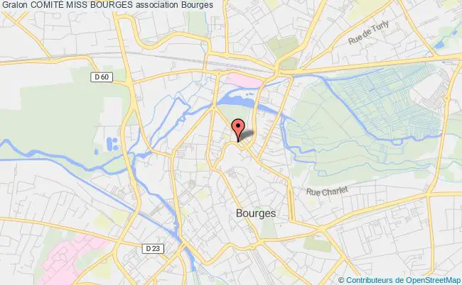 plan association ComitÉ Miss Bourges Bourges