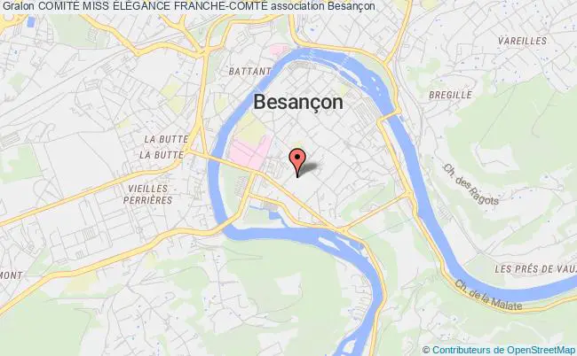plan association ComitÉ Miss ÉlÉgance Franche-comtÉ Besançon