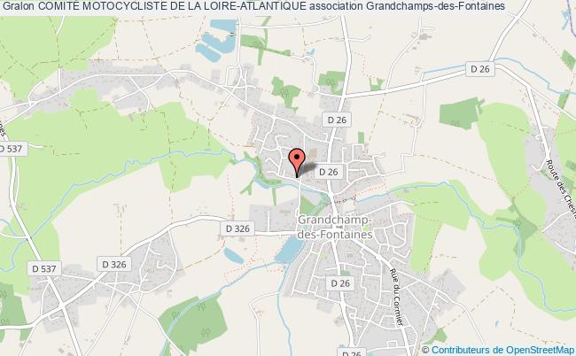 plan association ComitÉ Motocycliste De La Loire-atlantique Grandchamps-des-Fontaines