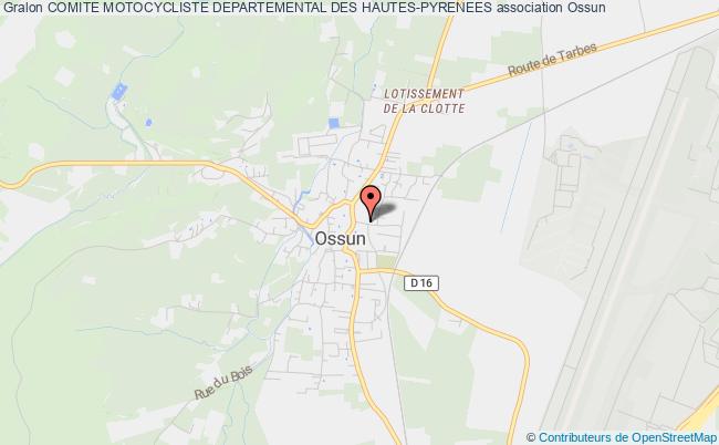plan association Comite Motocycliste Departemental Des Hautes-pyrenees Ossun