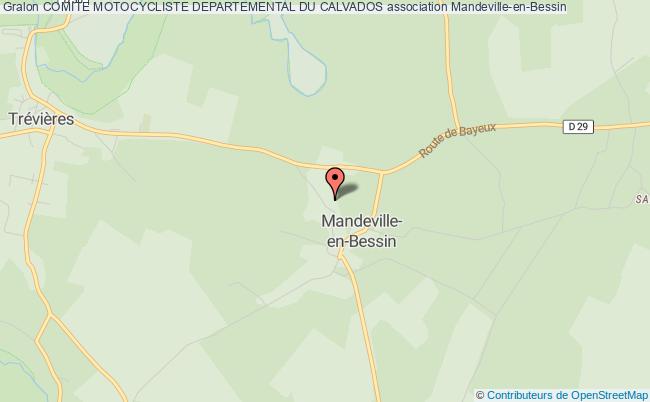plan association Comite Motocycliste Departemental Du Calvados Mandeville-en-Bessin