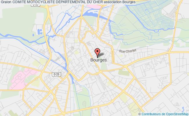 plan association Comite Motocycliste DÉpartemental Du Cher Bourges