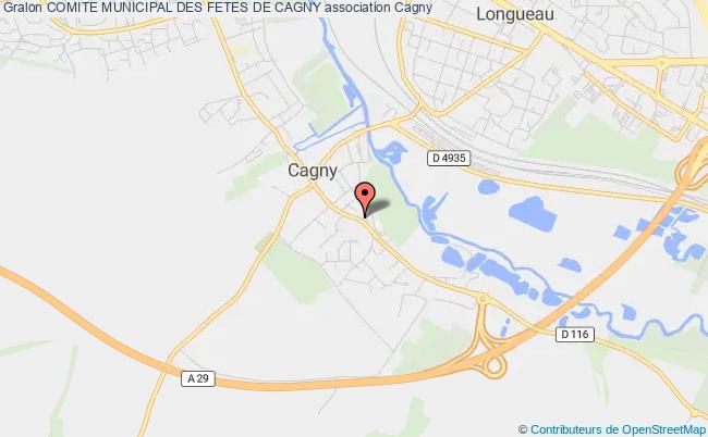 plan association Comite Municipal Des Fetes De Cagny Cagny