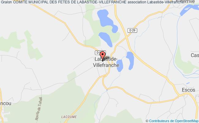 plan association Comite Municipal Des Fetes De Labastide-villefranche Labastide-Villefranche