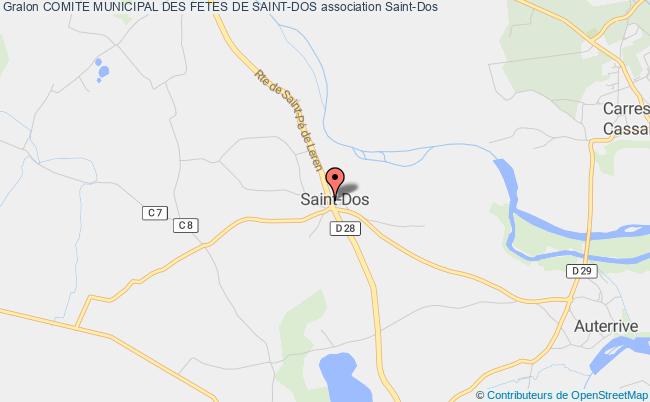 plan association Comite Municipal Des Fetes De Saint-dos Saint-Dos
