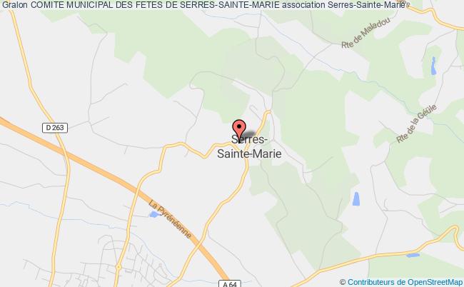 plan association Comite Municipal Des Fetes De Serres-sainte-marie Serres-Sainte-Marie