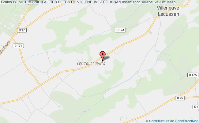 plan association Comite Municipal Des Fetes De Villeneuve-lecussan Villeneuve-Lécussan